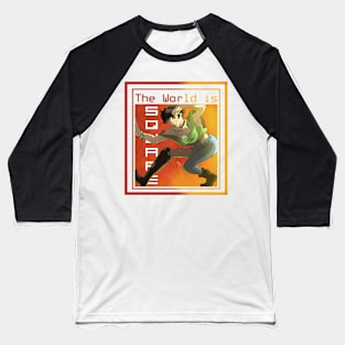 The world is square Baseball T-Shirt